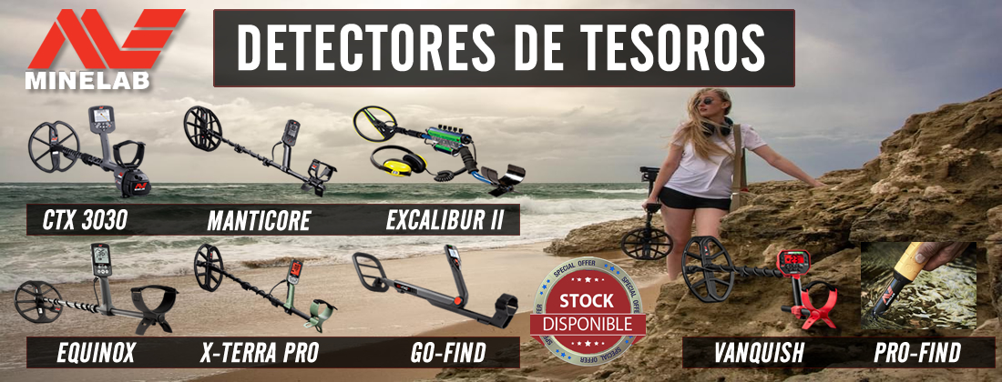 slider minelab tesoros